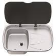 Evier couvercle Argent Sink : Version droite Thetford