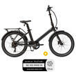 Vélo à assistance électrique semi pliant EVENING 24'' : Pack Vélo à assistance électrique semi pliant EVENING 24'' noir + Marquage BicyCode Eovolt
