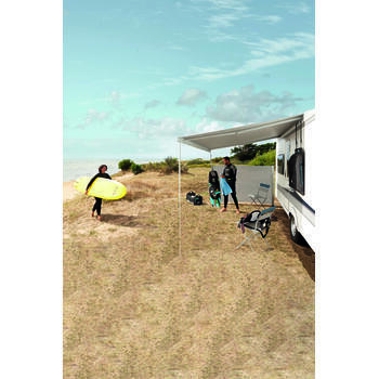 Côté étirable Windscreen pour stores