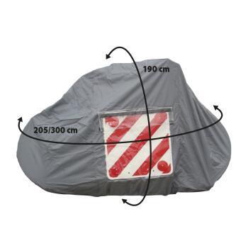 Housse de protection pour porte-vélo de camping-car : Pour 4 vélos - Coloris gris