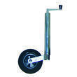 Roue Jockey télescopique pour remorque : Roue pleine avec fût diamètre de 48 mm Optima