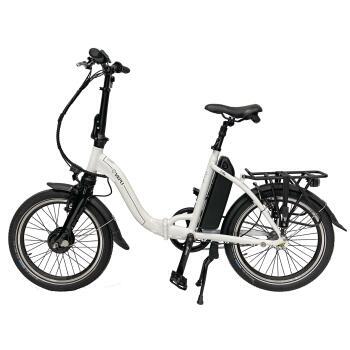 Vélo à assistance électrique pliant Folky : Blanc 11Ah