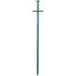 Piquet-roche en acier : longueur 23 cm 