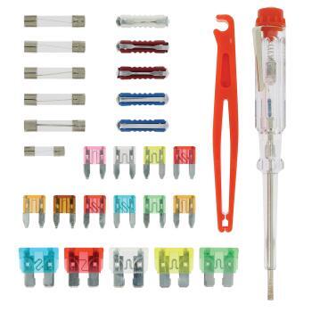 Boîte de fusibles 2A à 75A Accessoires 28 pièces