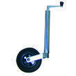 Roue Jockey télescopique pour remorque : Roue pleine avec fût diamètre 42 mm Optima