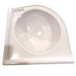 Lavabo d'angle : 33 x 33 Chantal