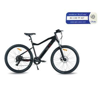 Vélo à assistance électrique off road 27P noir + ETIQUETTE ADCOLITE VAE + DECL BICYCODE