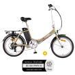 Vélo à assistance électrique pliant Basic 20'' : Pack Vélo à assistance électrique pliant Basic 20'' Or + Marquage BicyCode E-scape