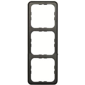 Encadrement triple : gris foncé