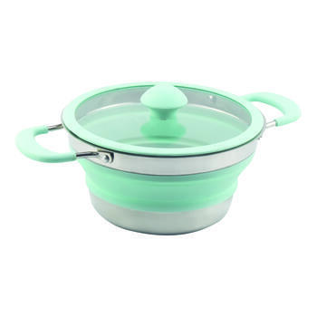 Faitout rétractable pour camping