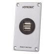 Panneaux électriques : Panneau S - 2 prises USB Votronic