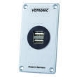 Panneaux électriques : Panneau S - 2 prises USB Votronic