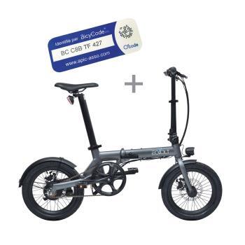 VELO A ASSISTANCE ELECTRIQUE PLIANT CITY AVEC MARQUAGE