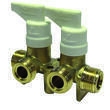 Vanne de distribution de gaz : 2 voies 