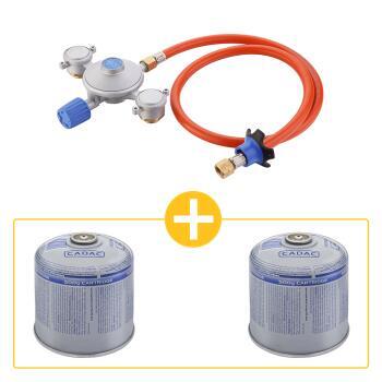 2 CARTOUCHES DE GAZ FILETÈE 500 G + POWERPAK MODELE DUAL