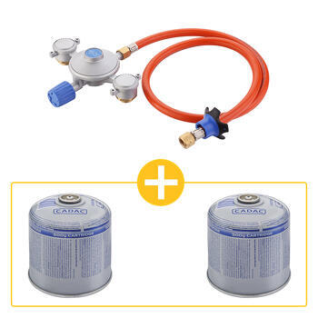 2 CARTOUCHES DE GAZ FILETÈE 500 G + POWERPAK MODELE DUAL
