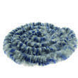 Rideaux de porte chenille : Tricolore Bleu / Gris / Blanc 56 x 185 cm Incasa