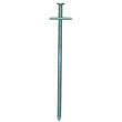 Piquet-roche en acier : longueur 17 cm 
