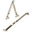 Compas de retenue d'abattant : longueur ouvert 150 mm 