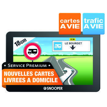 GPS camping-car et fourgon : CC6600 Snooper Premium