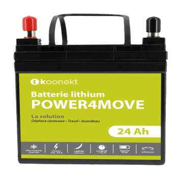 Batterie Lithium Power4Move 24Ah