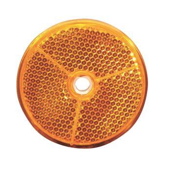 Catadioptre rond : orange