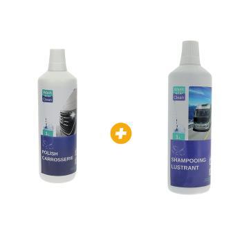 Pack Shampooing lustrant pour carrosserie + Polish carrosserie