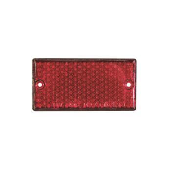 Catadioptre rectangulaire : rouge