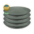 Lot de 4 assiettes creuses CLUB : Coloris gris Koziol