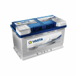 Batterie auxiliaire acide Professional Dual Purpose EFB : 80 Ampères Varta