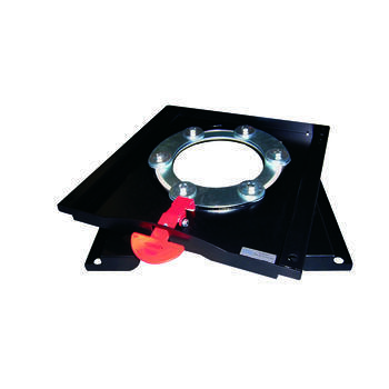 Réhausse pour permettre la rotation lorsqu'un siège RIB est installé en lieu et place d'un siège d'origine avec embase tournante.