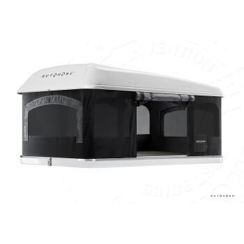 Tente de toit Maggiolina Grand tour 360° : Small X-Long coloris carbone