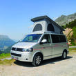 Toit relevable pour véhicule VW T5/T6/T6.1 : sca 194 de dimension L1 H1 avec ouverture Avant et Kit lit intégré de type Lattes SCA