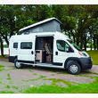 Toit relevable pour véhiculeX250 (Boxer/Jumper/Ducato après 2006 et homologues) : de dimension L3 H2 / L4 H2 avec ouverture Avant SCA