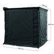 Extension pour store : latéral 250 cm coloris Noir VickyWood