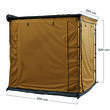 Extension pour store : latéral 250 cm coloris Camel VickyWood