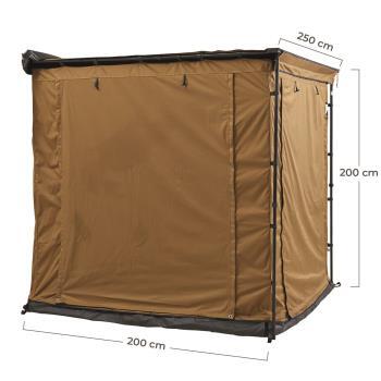 Extension pour store latéral : 250 cm coloris Camel