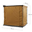 Extension pour store : latéral 200 cm coloris Camel VickyWood
