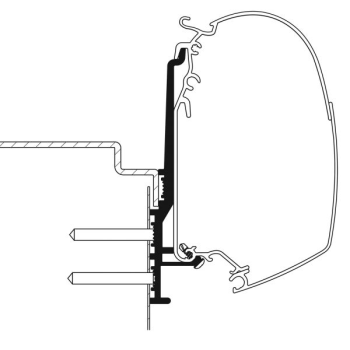 Adaptateur pour stores Knauss Tourer CUV - 3,00 m