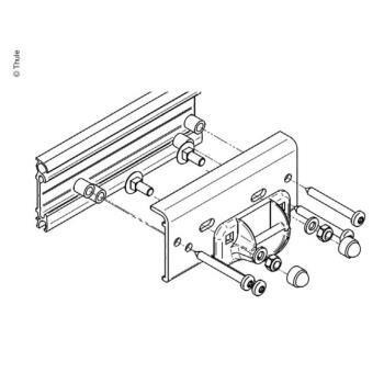 Bike Carrier Adapter pour Dethleffs/Carado/Sunlight (5 pc)