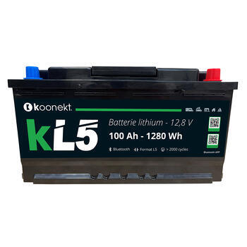 Batterie Lithium compacte : 100 Ah