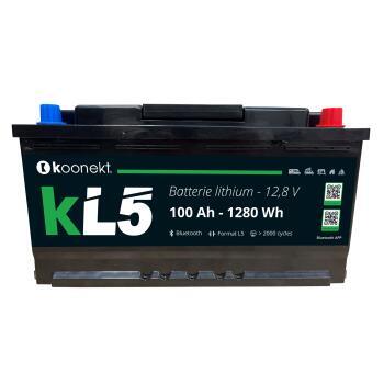 Batterie Lithium compacte : 100 Ah