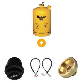 Kit GPL réservoir + boîte de transfert + tuyau + adaptateur FR/IT