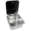 Evier en acier inoxydable avec couvercle : + robinet 261x322 Navy Load