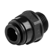 Union simple male : 1/2 BSP CYL. X 12 mm LAITON DZR John-Guest