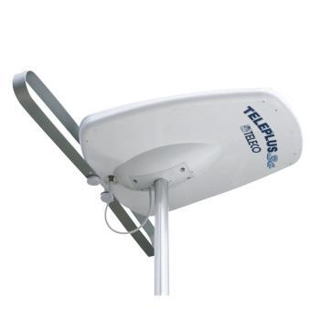 Antenne TV Directionnelle TELEPLUS 3G avec amplificateur AT412 5G et fixation Zamak, câble coaxial 5m