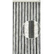 Rideaux de porte chenille : XS Blanc / Gris 56 x 205 cm Incasa