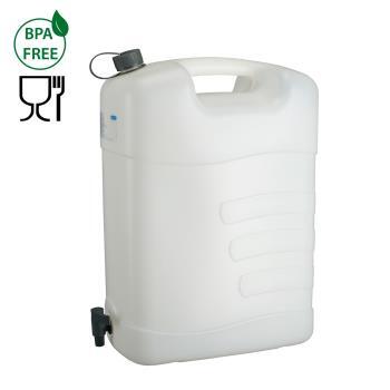 Jerrican alimentaire avec robinet : 35 litres