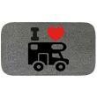 Tapis d'intérieur : Camping-car Gris 40 x 60 cm Arisol