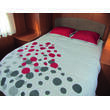 Draps de rechange pour prêt-à-dormir : Beige 130 x 200 cm coupe à droite Midland